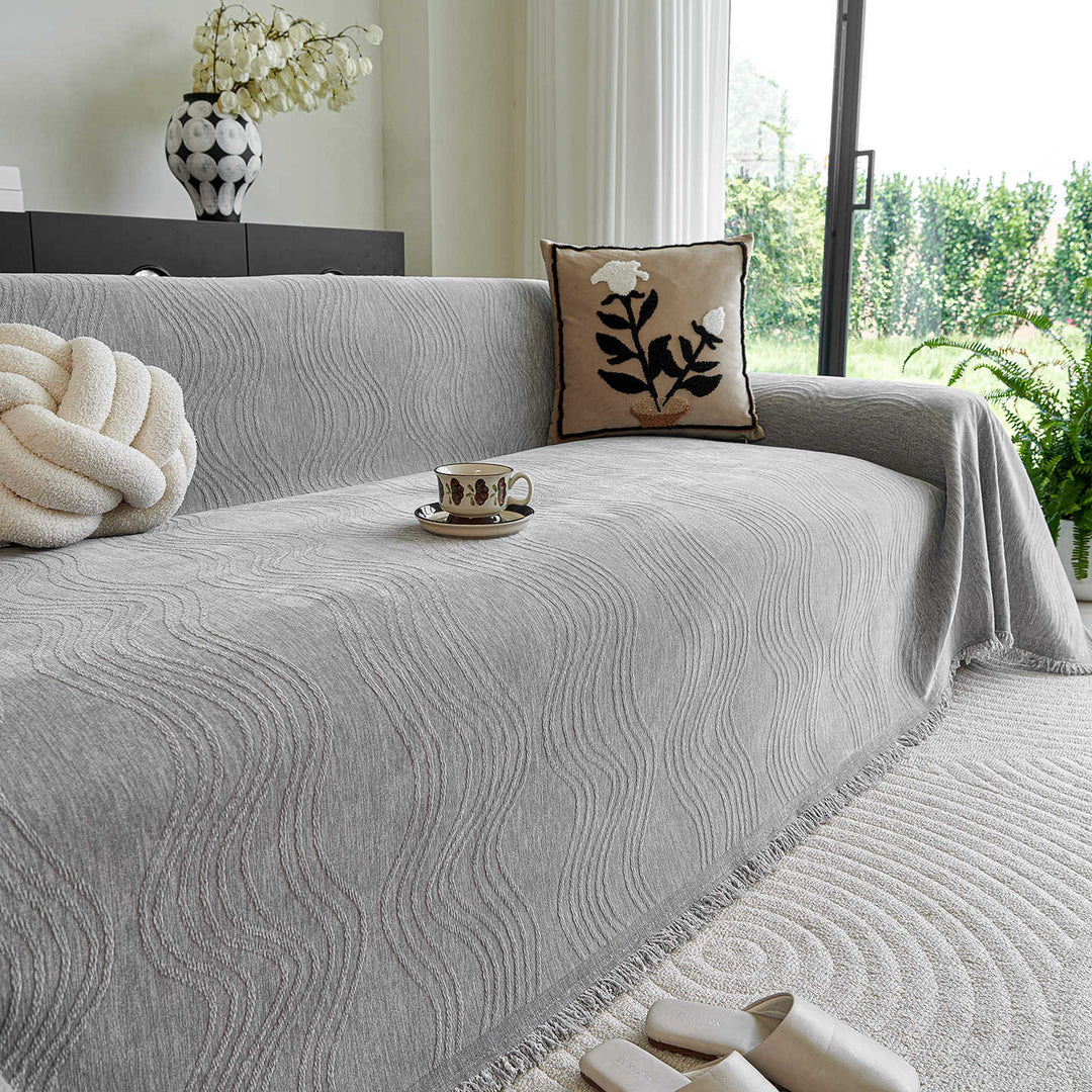 Textured Decorative Sofa Blanket