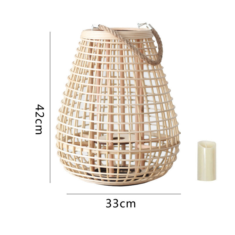 Decorative Rattan Lantern Bowlift