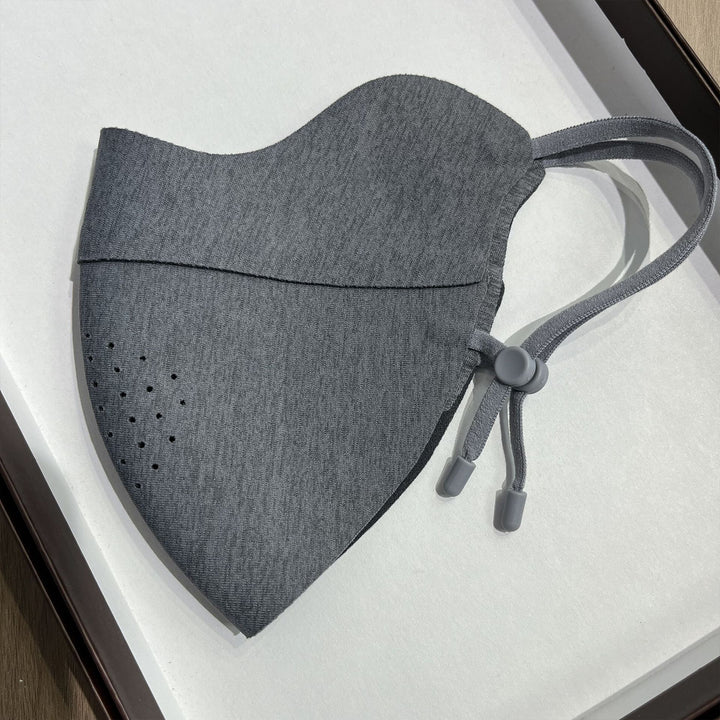 Contoured Breathable Reusable Face Mask with Adjustable Ear Toggle Bowlift