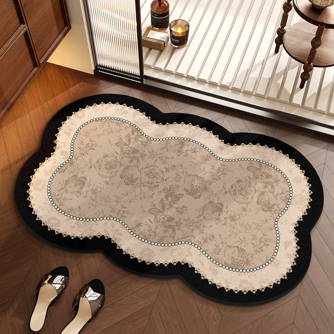 Floral Design Area Rug Bowlift