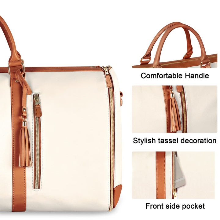 Stylish travel bag with integrated suit compartment Bowlift