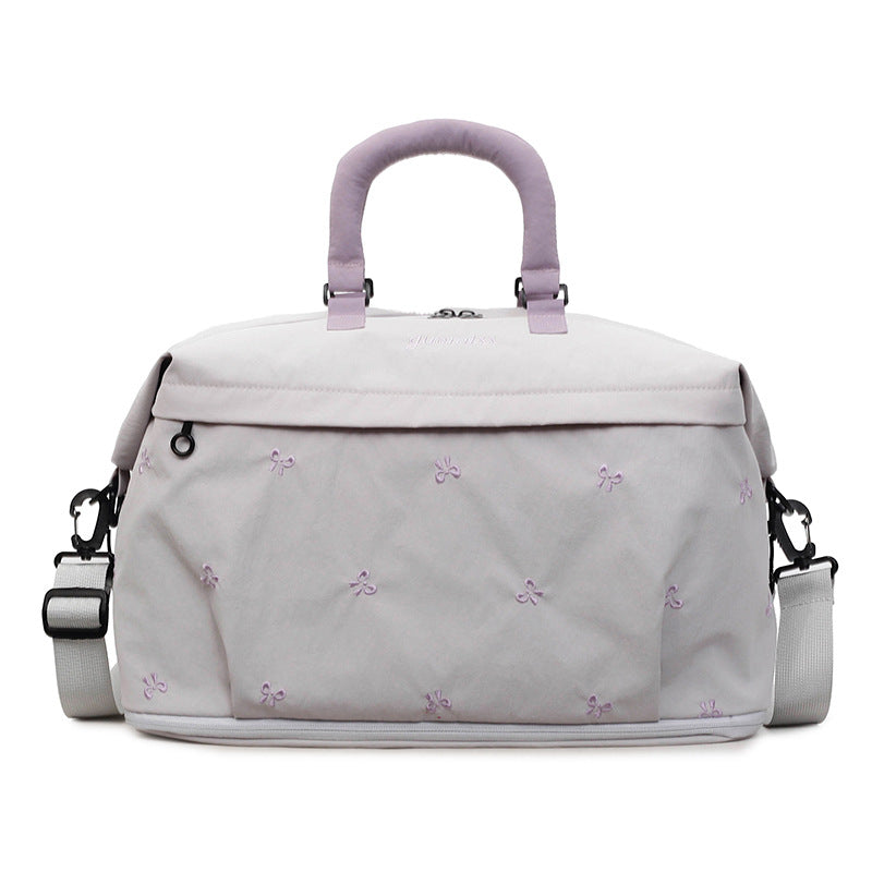 Embroidered Utility Travel Bag