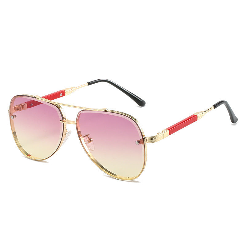 Women's Aviator Sunglasses with Stylish Gradient Protection Bowlift