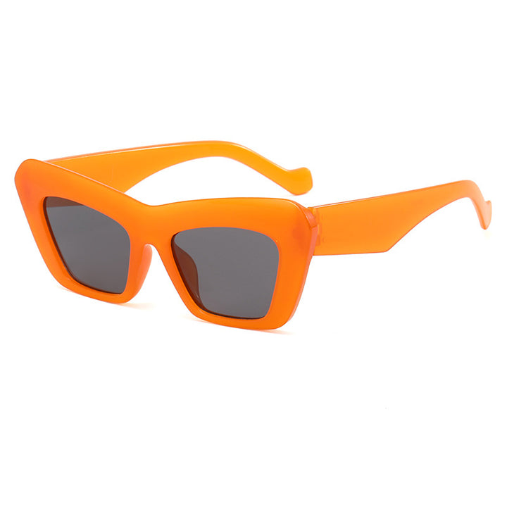 Women's fashionable oversized sunglasses with angular frame Bowlift