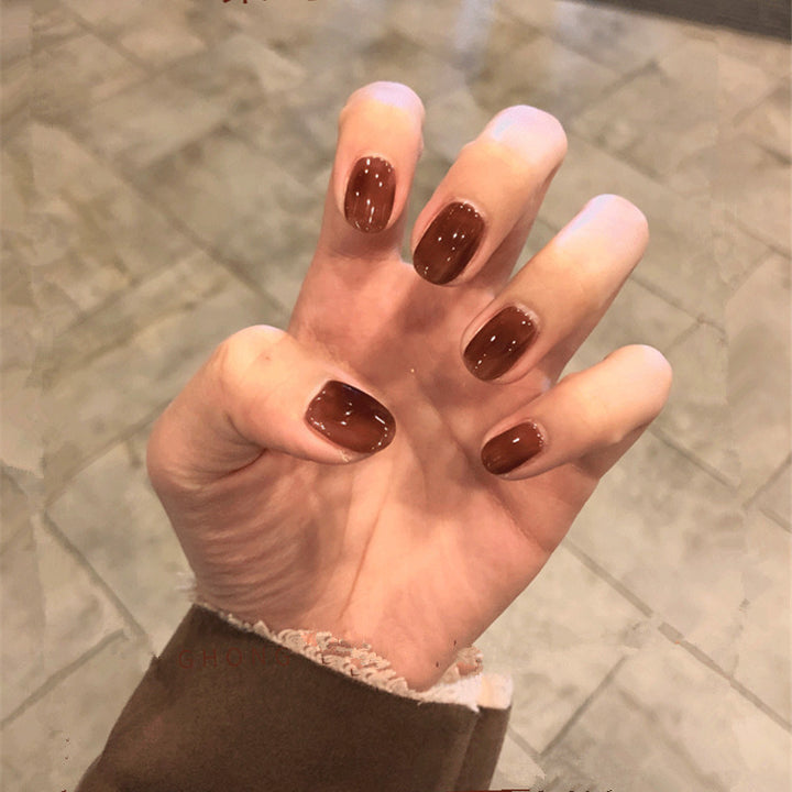 Festive Holiday Themed Press-On Nail Art Bowlift