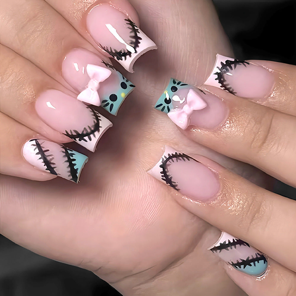 Decorative Press-On Nail Art Bowlift