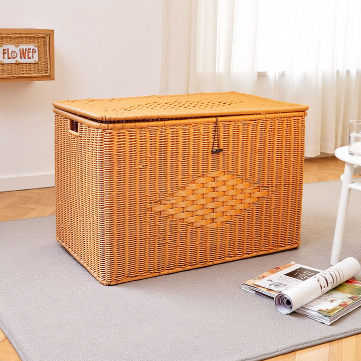 Large Woven Storage Chest Bowlift
