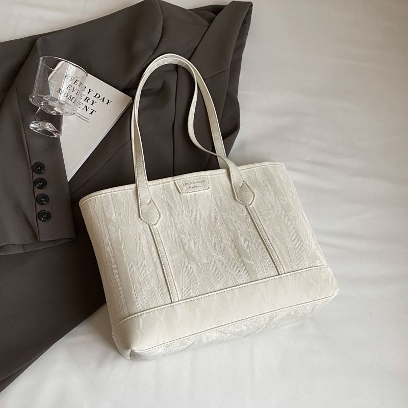 Elegant Textured Tote Bowlift