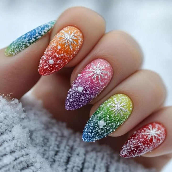 Artificial Nails in Modern Tribal Design Bowlift