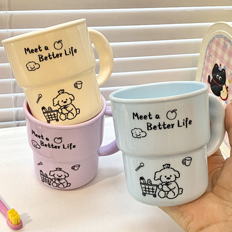 Ceramic mug with cute animal design Bowlift