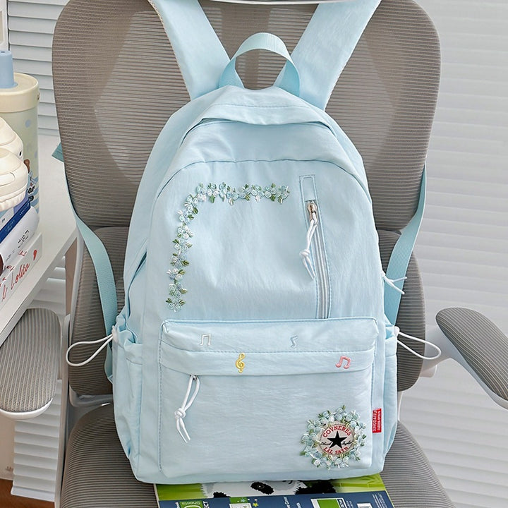 Floral Embroidered Backpack Bowlift 1791205140