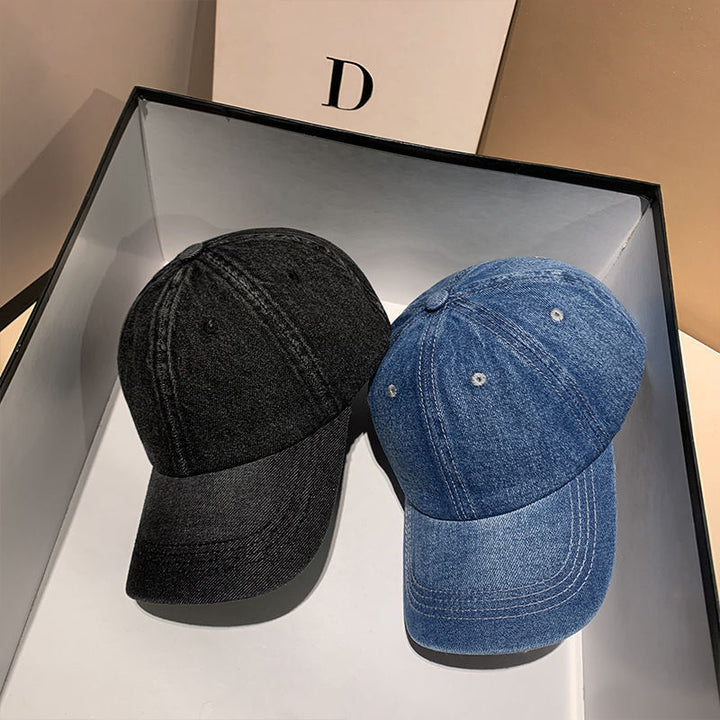 Women's Classic Denim Baseball Cap Bowlift