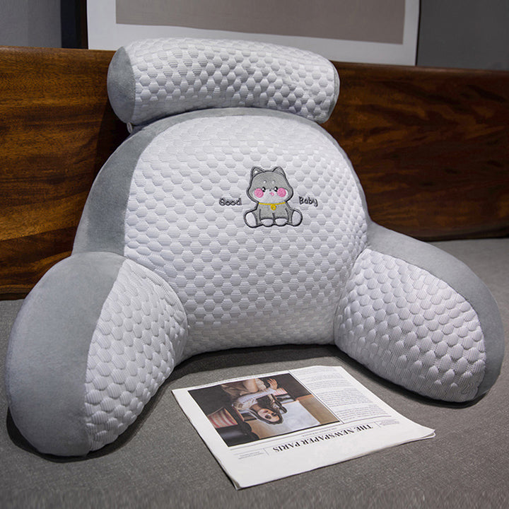 Ergonomic sleep and back support pillow Bowlift