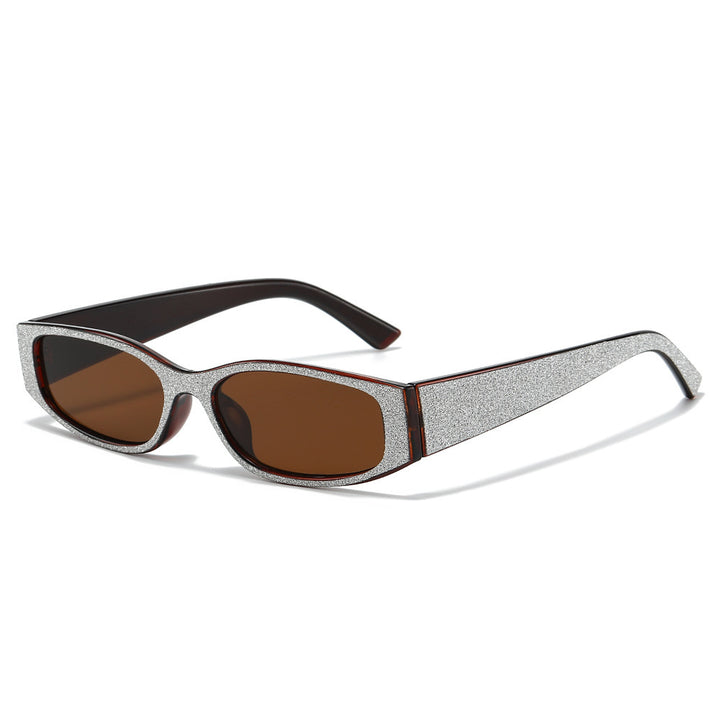 Glamorous Retro-Inspired Rectangle Sunglasses Bowlift