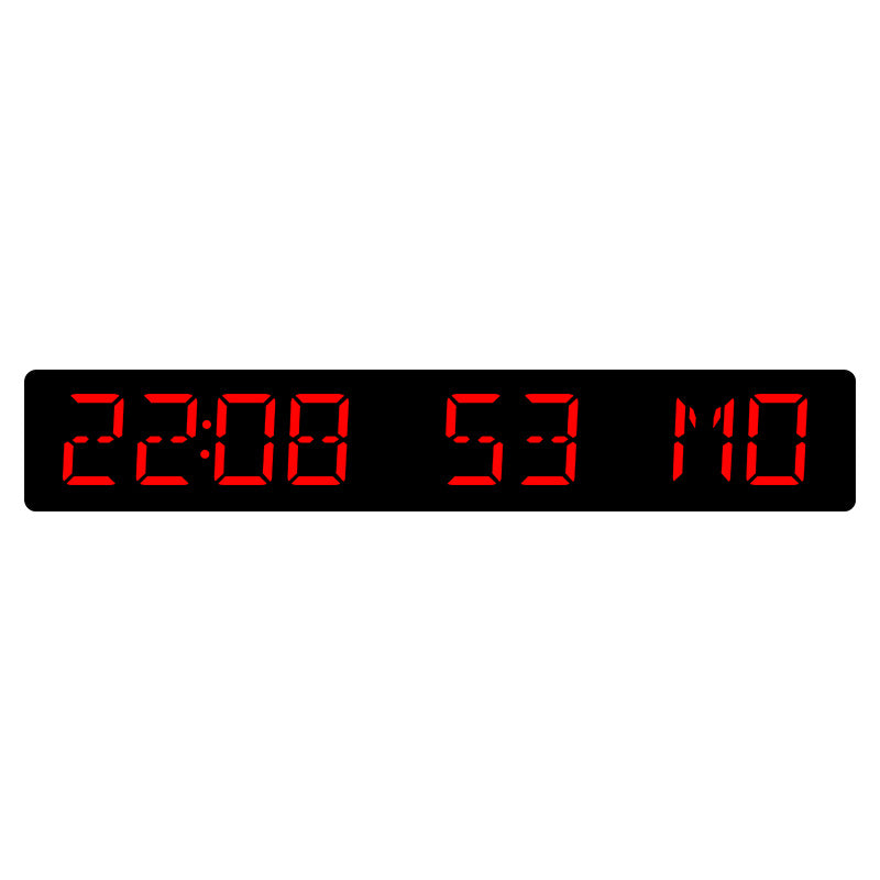 Digital wall clock with large LED display Bowlift
