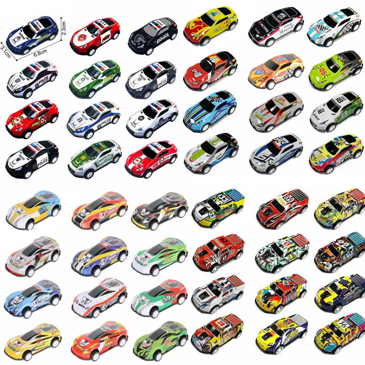 Miniature Pull-Back Racing Car Collection Bowlift
