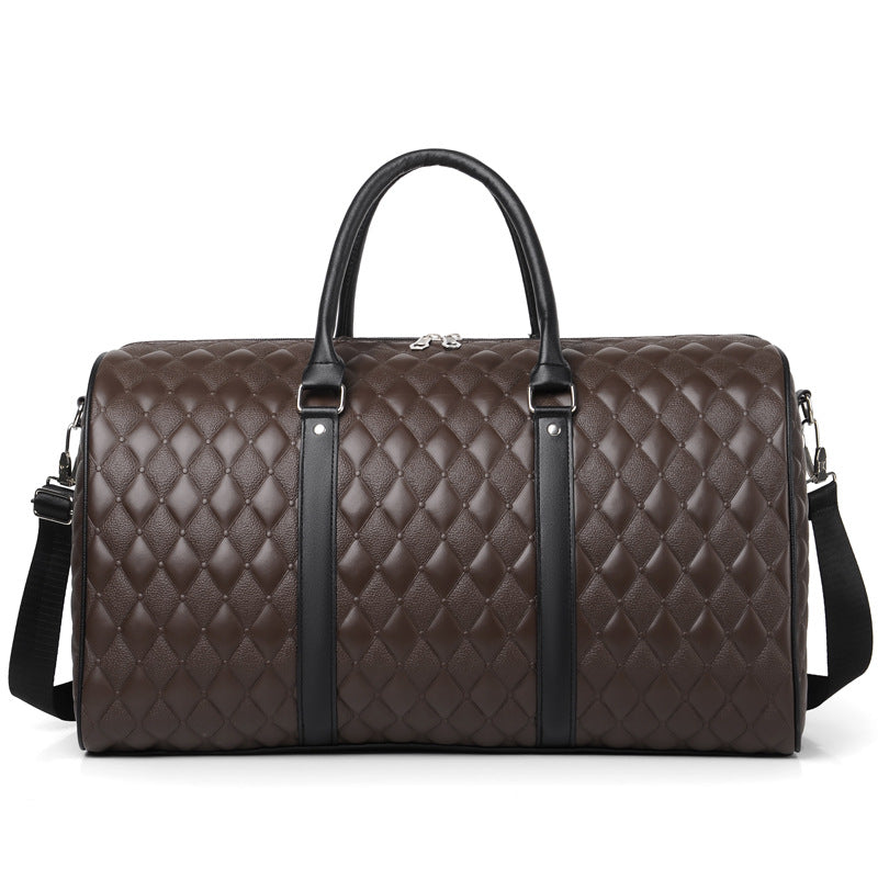 Stylish and Spacious Travel Bag Made of High-Quality Artificial Leather Bowlift