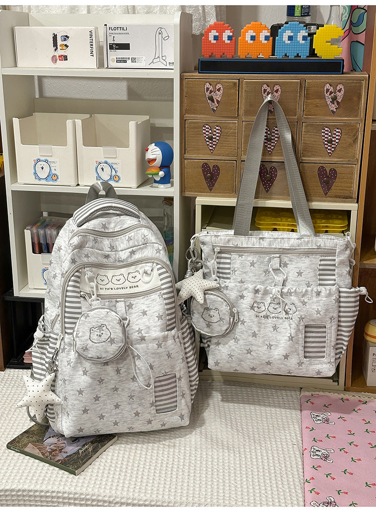 Stylish Multi-Pocket Backpack Set