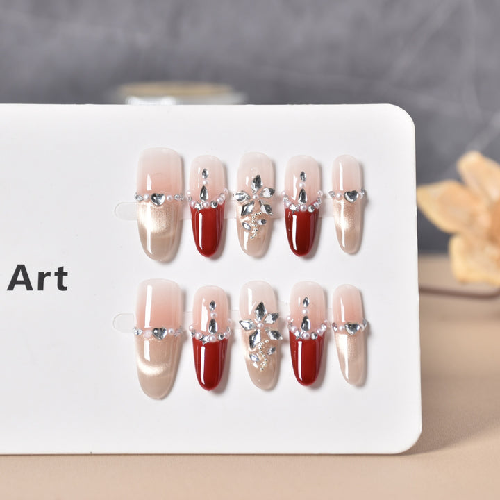 Decorative Animal Print Press-On Nail Set Bowlift