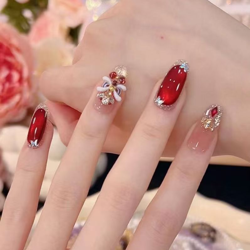 Luxury Decorative Press-On Nails Bowlift