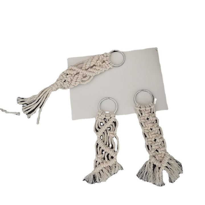 Macrame Keychain Set with Decorative Fringes Bowlift