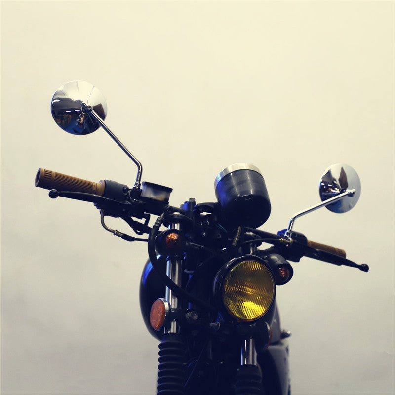Adjustable motorcycle rearview mirror with modern design and high visibility Bowlift