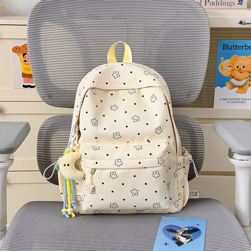 Floral Print Backpack Bowlift