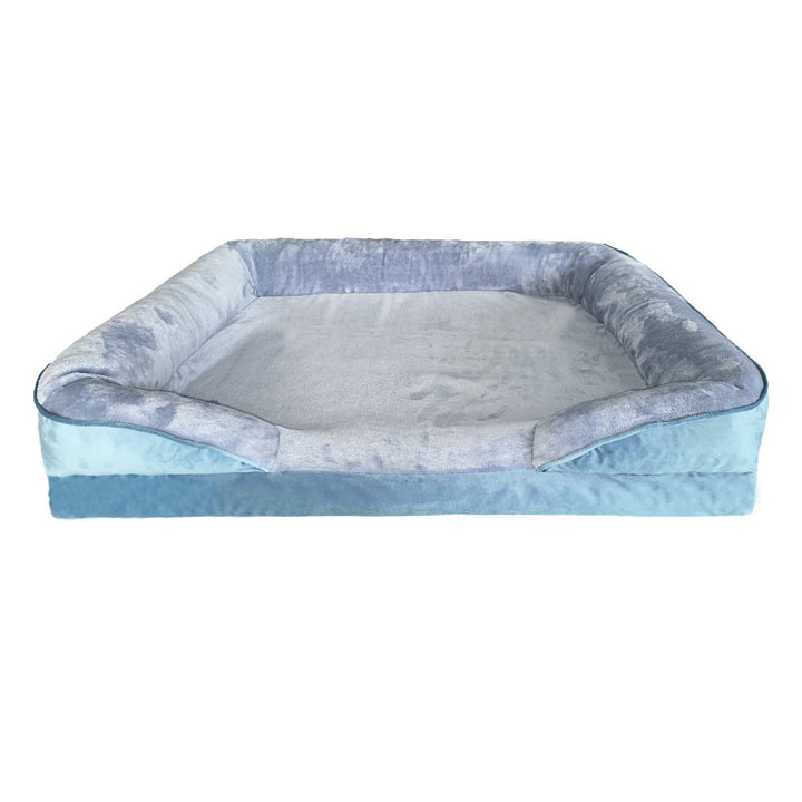 Plush Orthopedic Dog Bed with Supportive Side Walls
