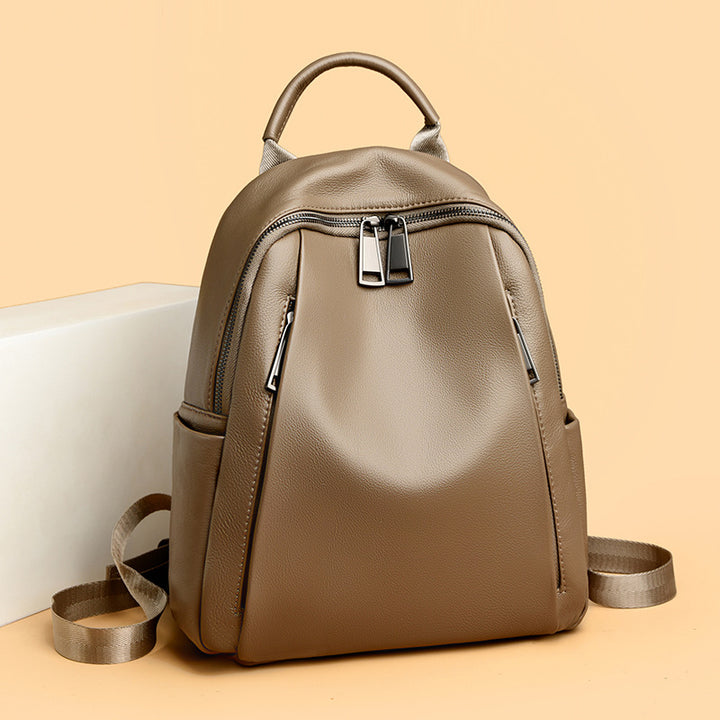 Premium Soft Leather Backpack Bowlift