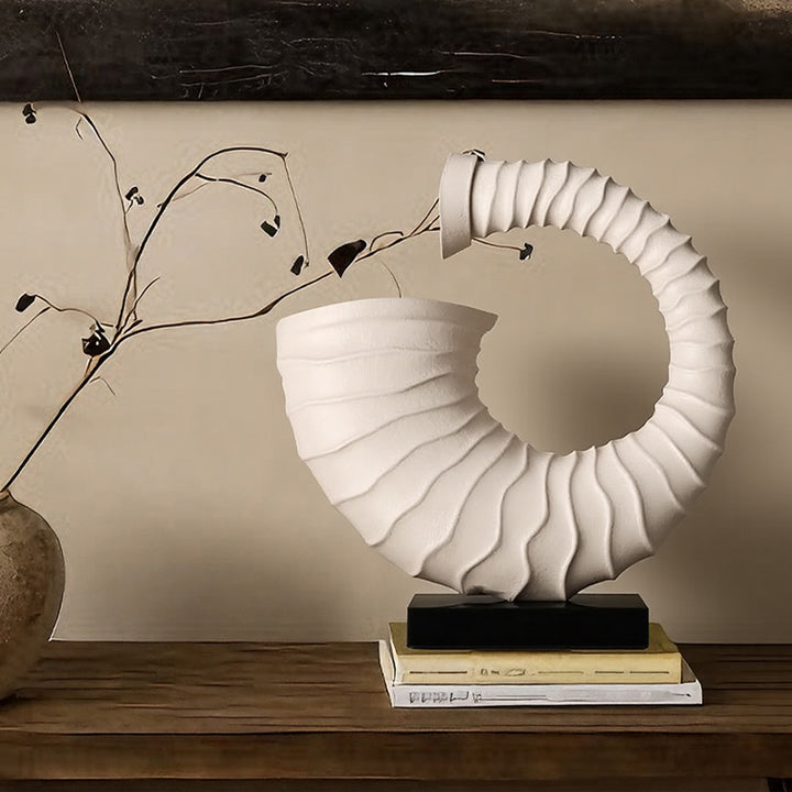 Artisanal Decorative Spiral Sculpture