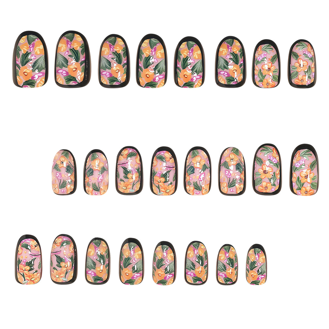 Seasonal Themed Press-On Nail Art Set Bowlift