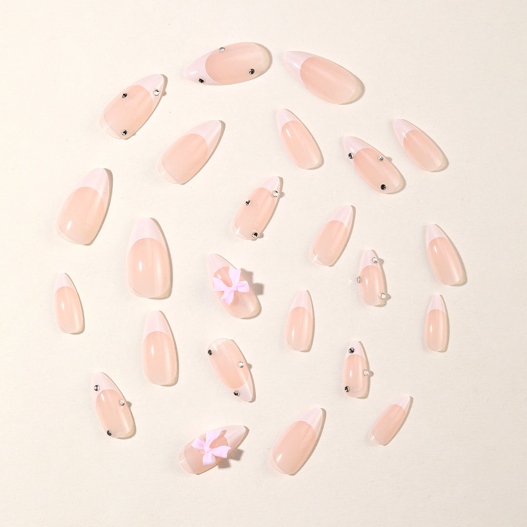 Elegant Stiletto Nail Art with Floral Designs Bowlift