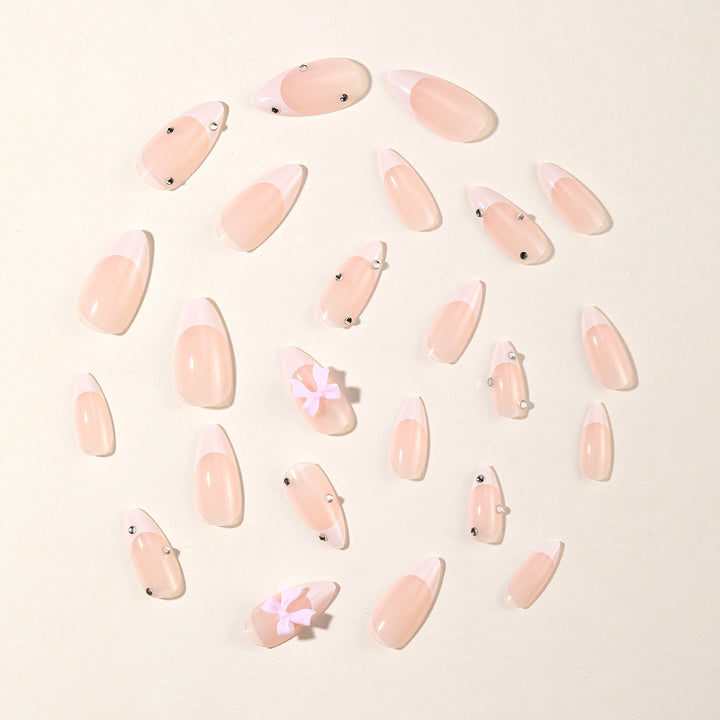 Elegant Stiletto Nail Art with Floral Designs Bowlift