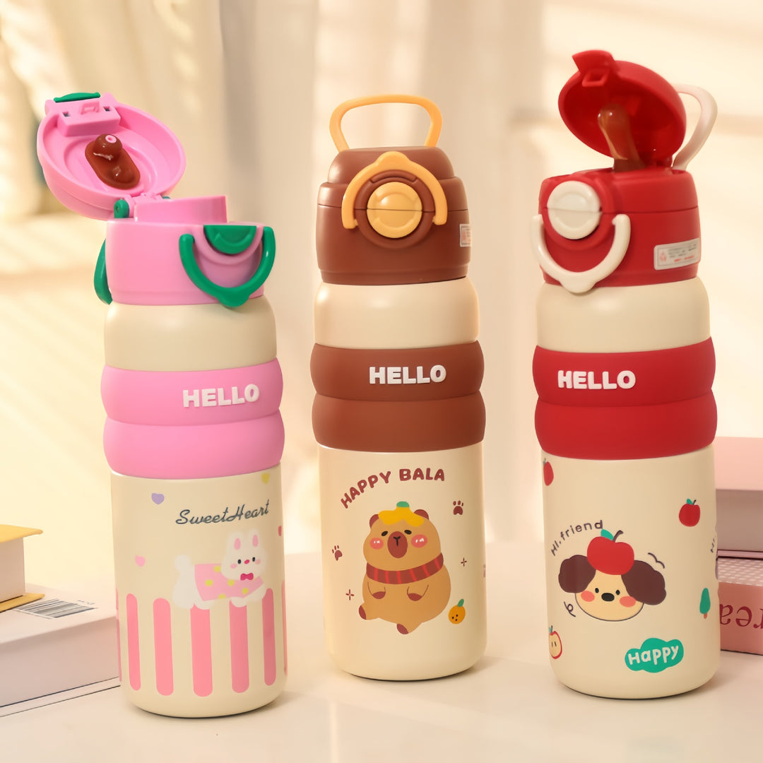 Women's durable water bottle with practical lid Bowlift