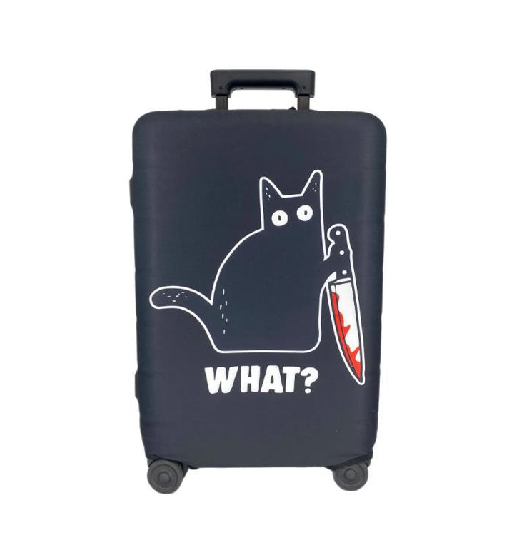 Unisex nan elastic suitcase cover with 3D dog design for trolley, stretchy and scratch-resistant Bowlift