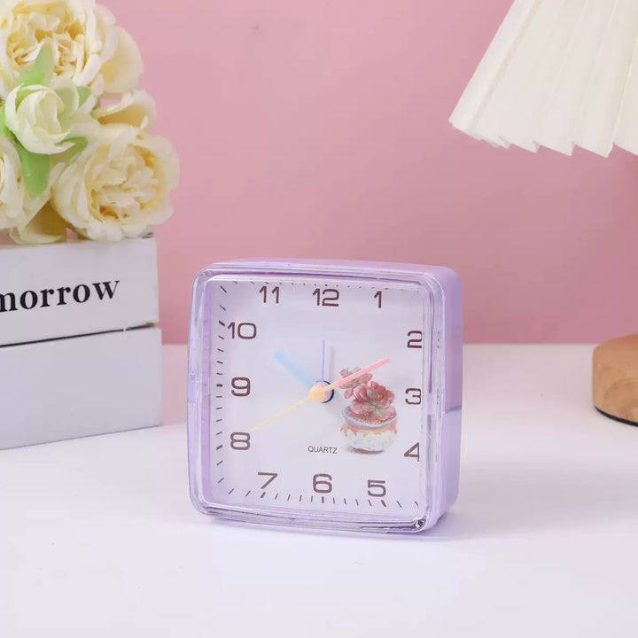 Funny desk clock in apple design Bowlift