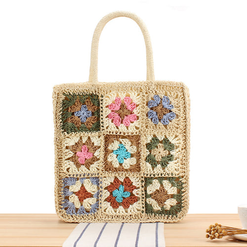Handmade Shoulder Bag In Floral Patchwork Design Bowlift