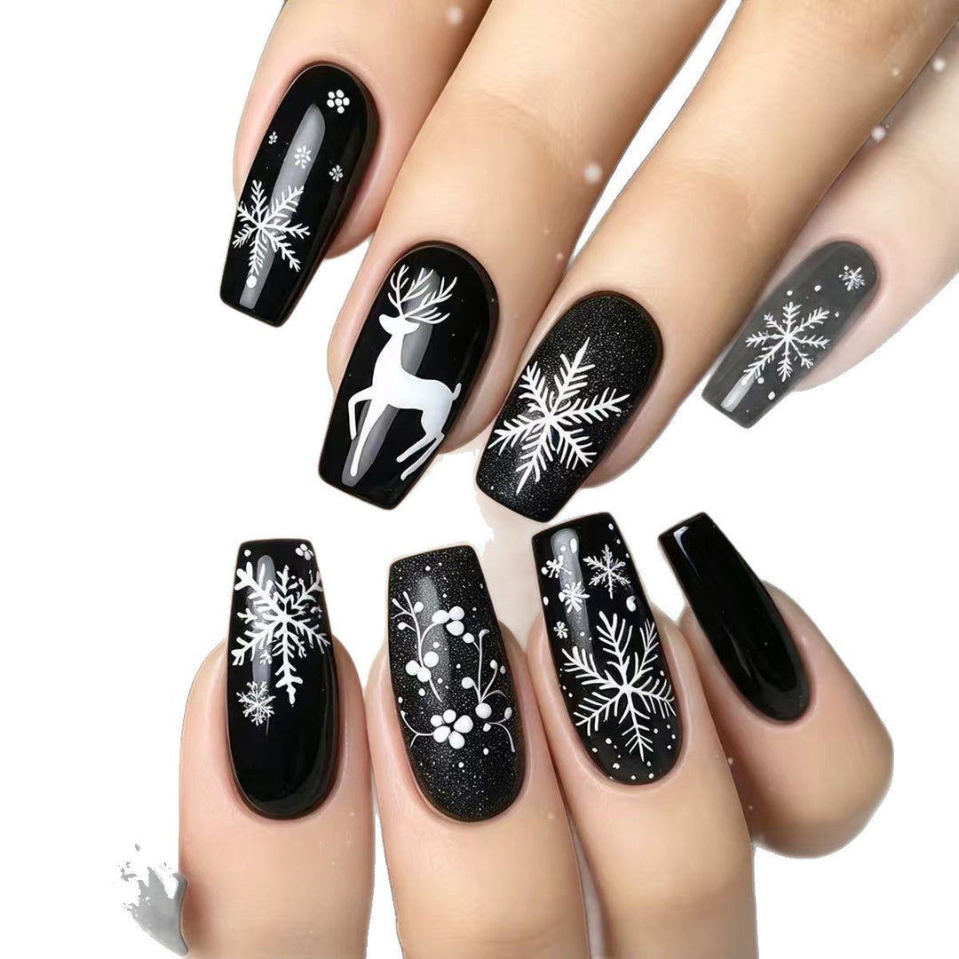 Winter-Themed 3D Nail Art Bowlift