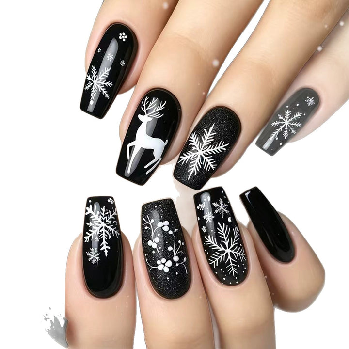 Winter-Themed 3D Nail Art Bowlift