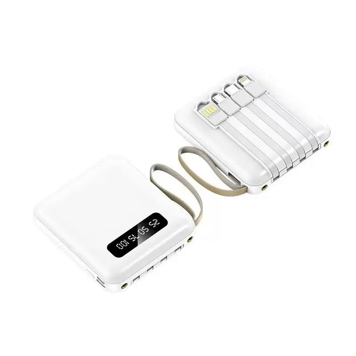 Multifunctional Powerbank with Integrated Cable Bowlift