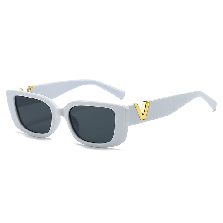 Oversized Vintage-Inspired Square Frame Sunglasses