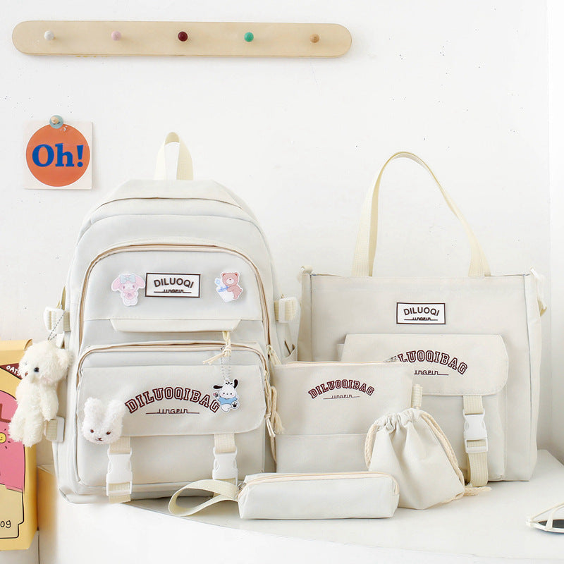 Versatile All-in-One School Backpack and Tote Set Bowlift