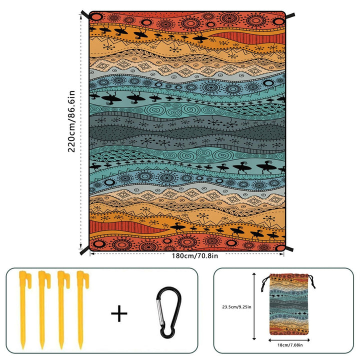 Women's lightweight and durable picnic blanket Bowlift
