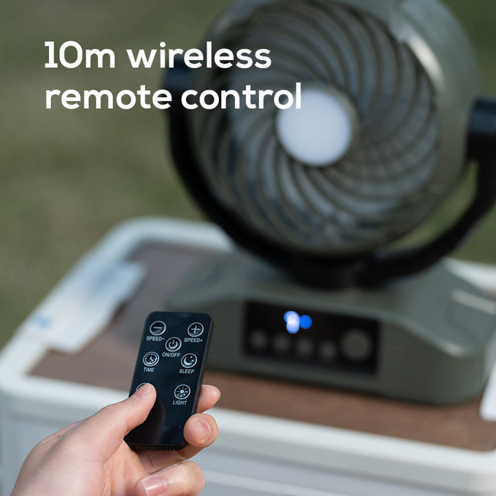 Portable Rechargeable Rotating Fan Bowlift