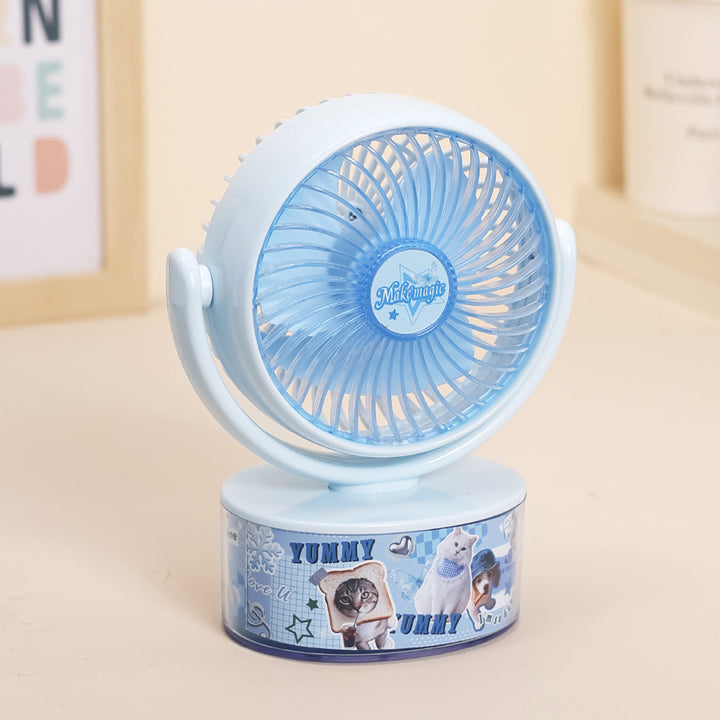 Women's Portable Cooling Fan with Animal Design Bowlift