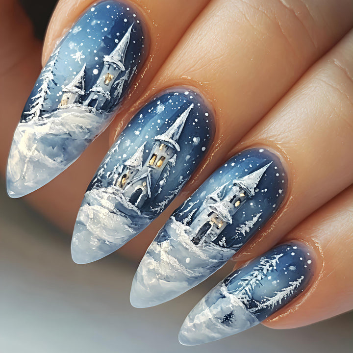 Winter Nail Art Design Bowlift