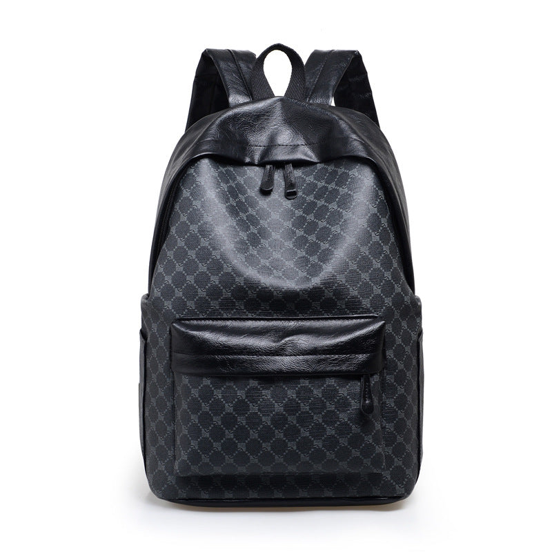 Durable Leather-Accented Daily Backpack Bowlift