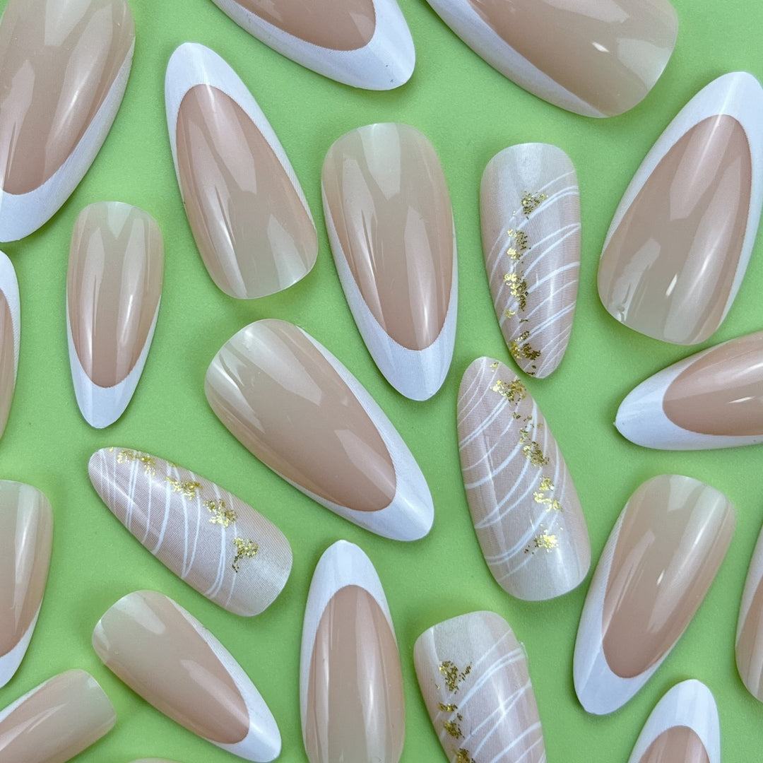 Elegant Almond-Shaped Nail Extensions Bowlift