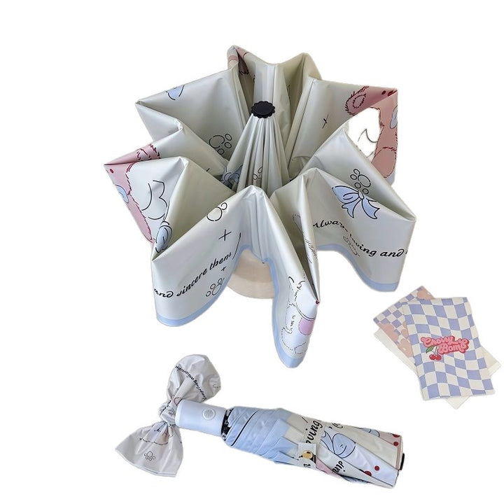 Women's Folding Umbrella Bowlift
