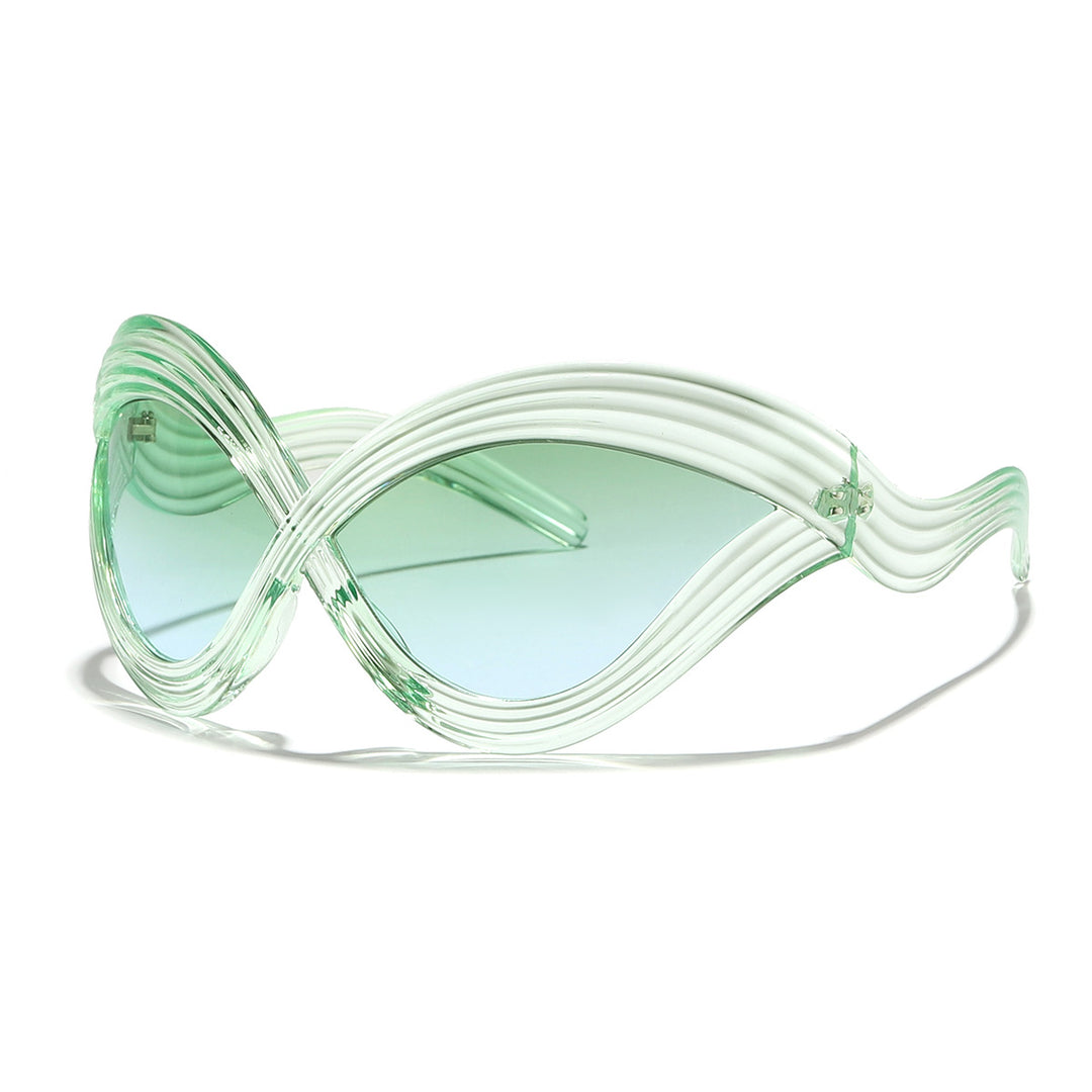 Women's fashionable sunglasses with innovative wave frame Bowlift